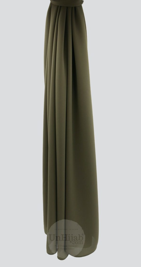 Hijab Mousseline Olive Luxury Collection