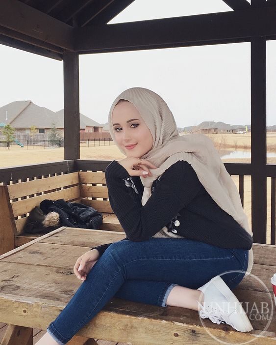Hijab Plissé Careena Beige