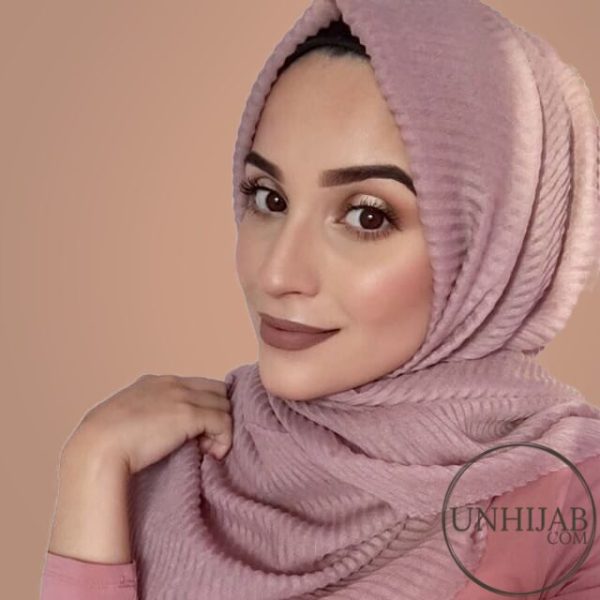 Hijab Plissé Collection Careena Thistle