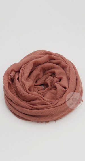 Hijab Froissé Indianred Basic Collection