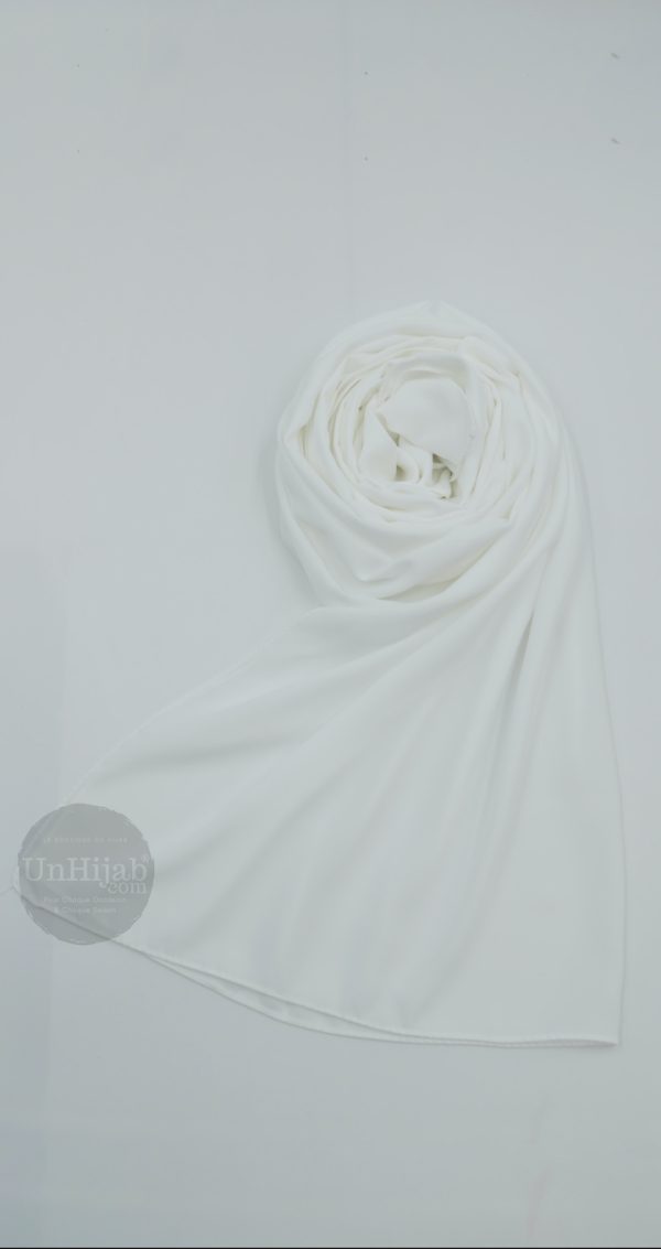 Hijab Soie de Medine Blanc